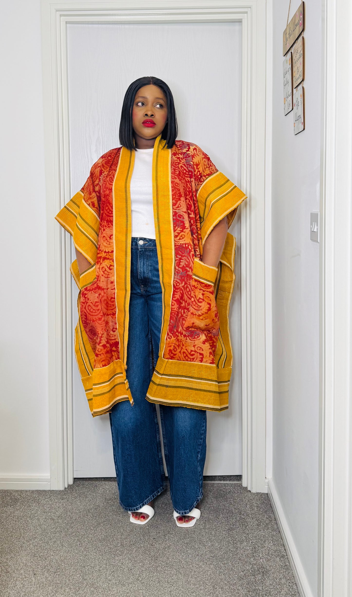 Dera Adire Kimono