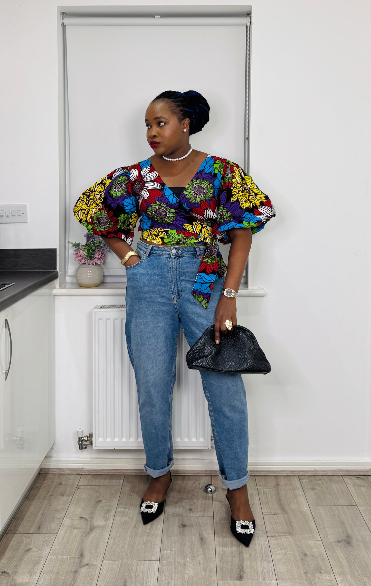 Oge Wrap Blouse