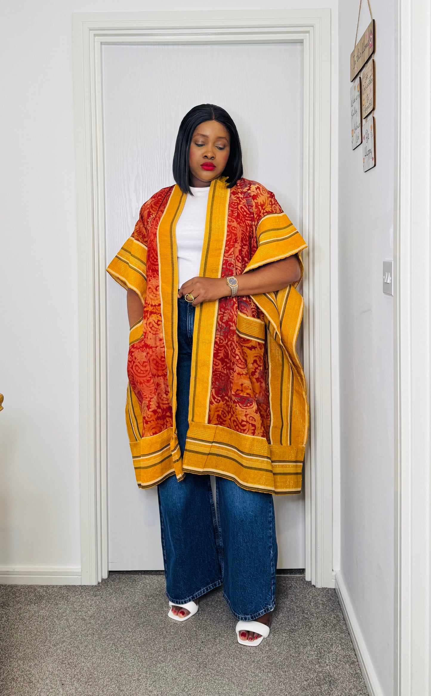 Dera Adire Kimono