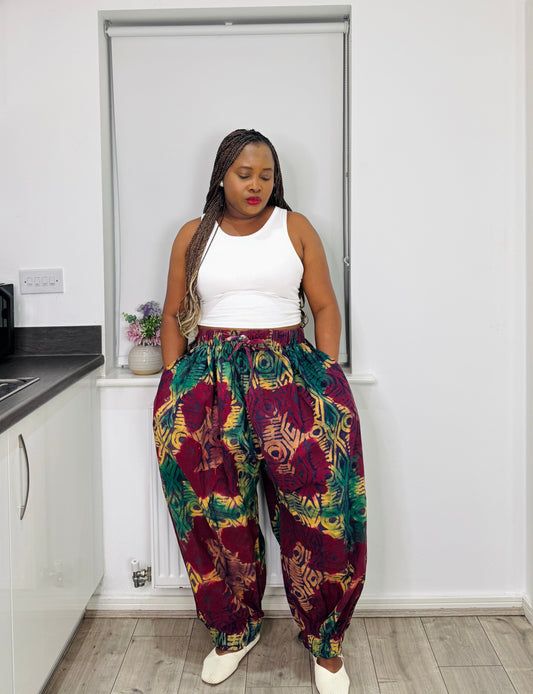 Carrot Adire Pants
