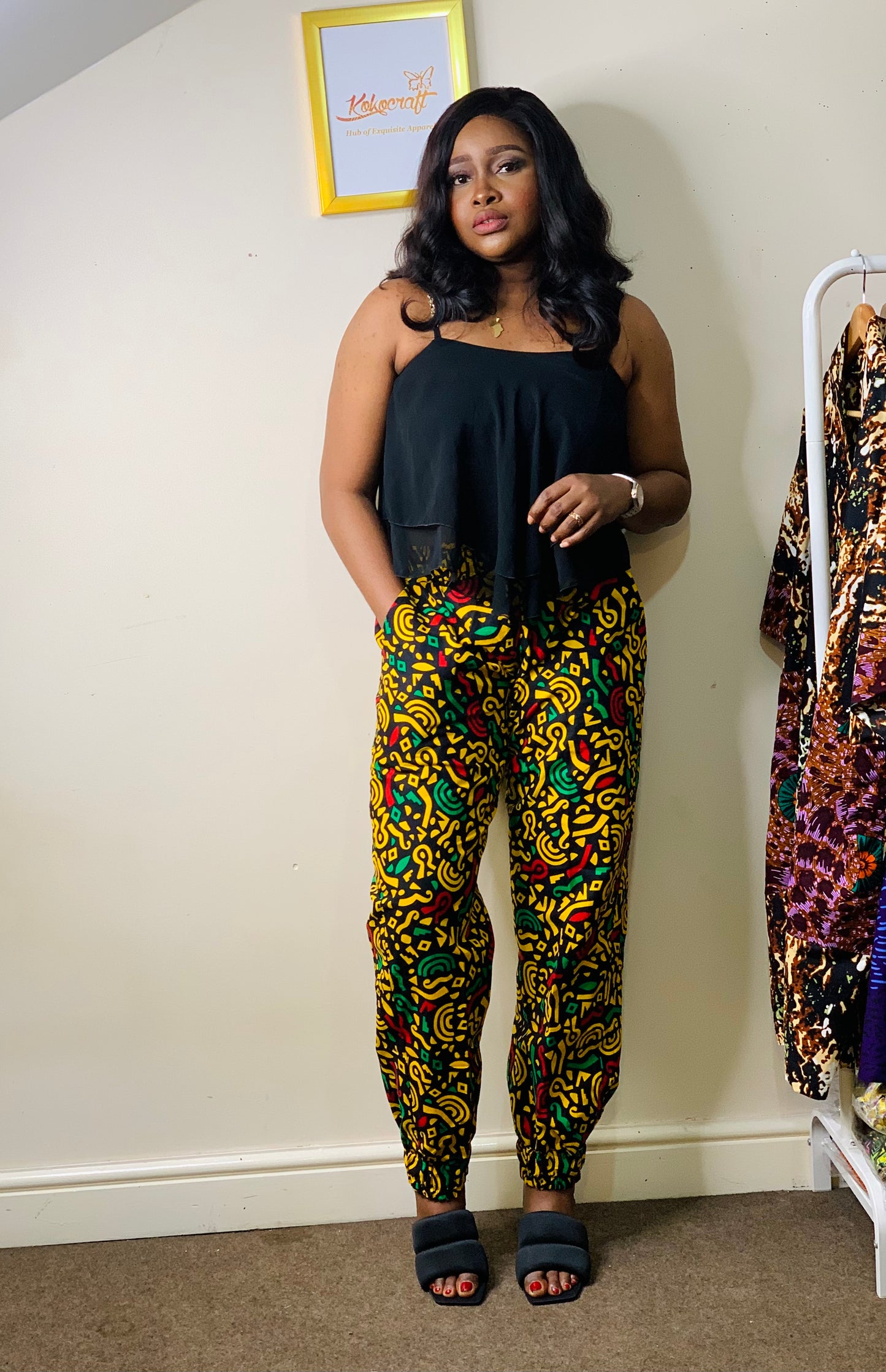 Teju High Waisted Trouser