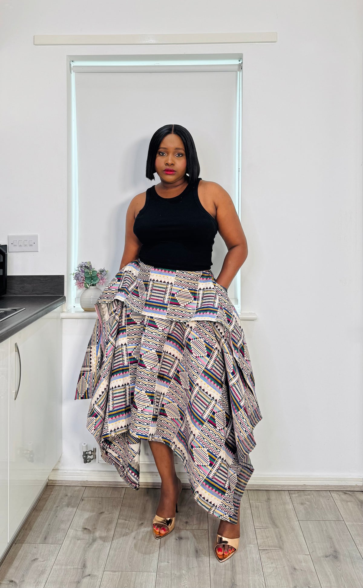 Cece Akwete Skirt