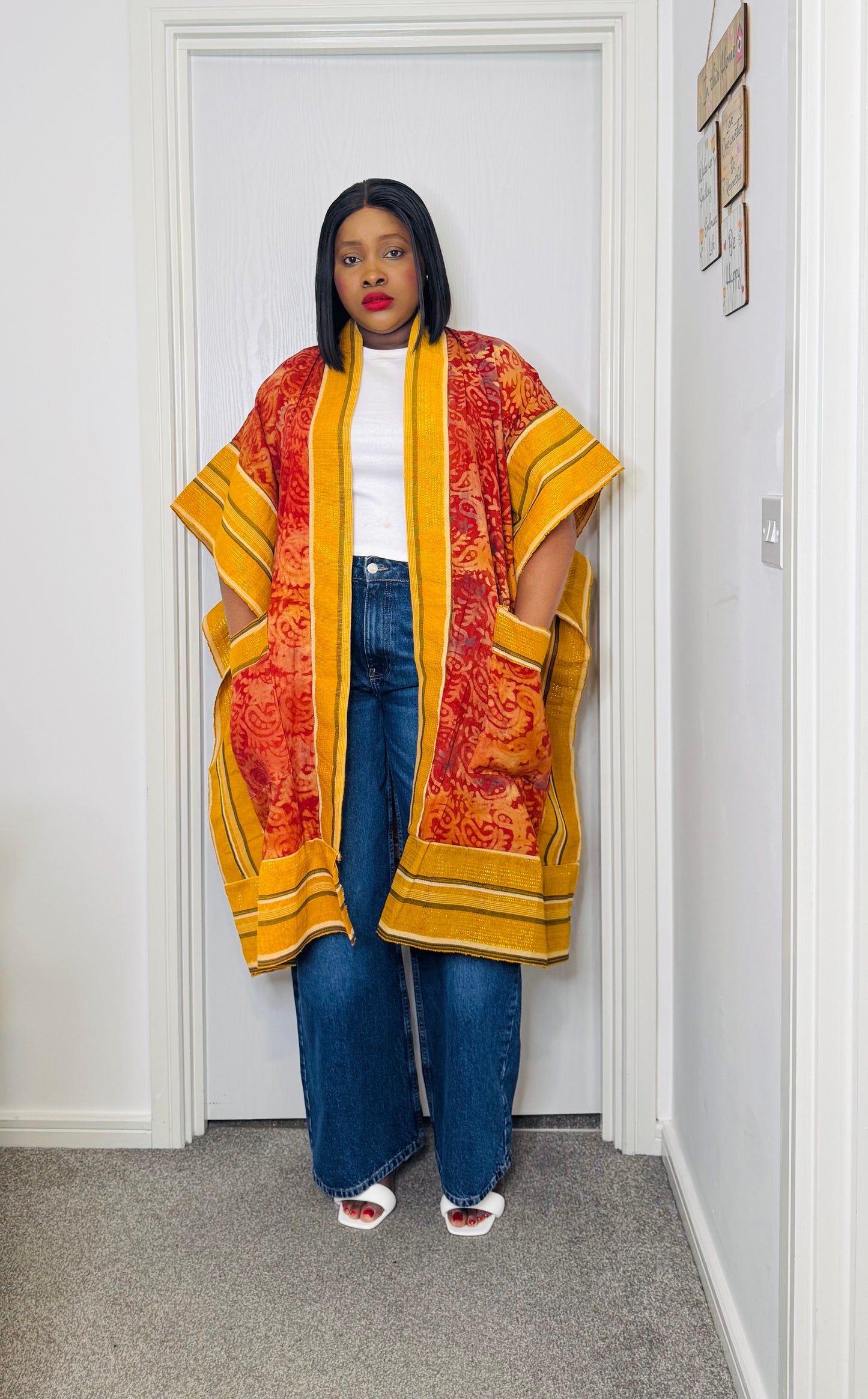 Dera Adire Kimono